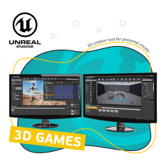 Unreal Engine 4. Игровой движок - КИБЕРшкола программирования для детей, компьютерные курсы для школьников, начинающих и подростков - KIBERone г. Сертолово