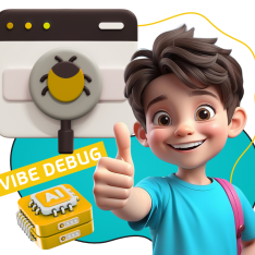 Тестирование & Vibe Debug. Охотники за багами - КИБЕРшкола программирования для детей, компьютерные курсы для школьников, начинающих и подростков - KIBERone г. Сертолово
