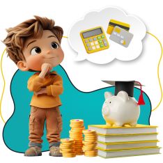 Финансовый интеллект вместе KIBERone - КИБЕРшкола программирования для детей, компьютерные курсы для школьников, начинающих и подростков - KIBERone г. Сертолово