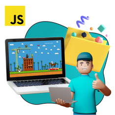 Программирование на JavaScript. Учимся создавать игры! - КИБЕРшкола программирования для детей, компьютерные курсы для школьников, начинающих и подростков - KIBERone г. Сертолово